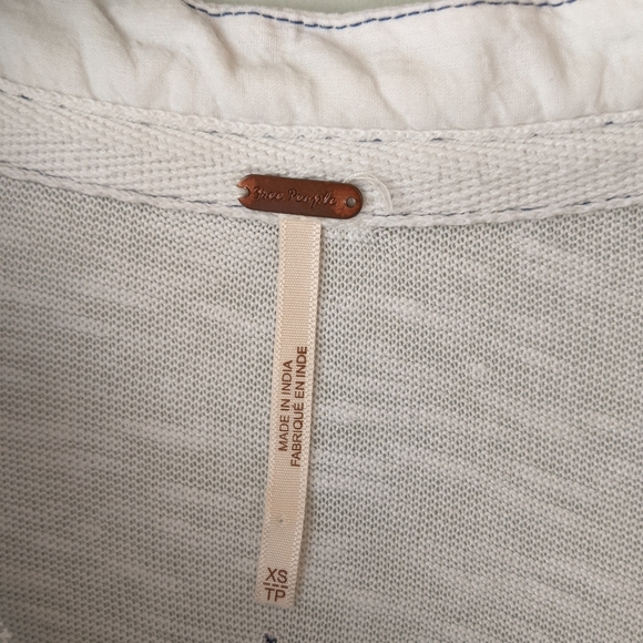 Free People Sundance Kid Western Henley Shirt - Picture 6 of 7